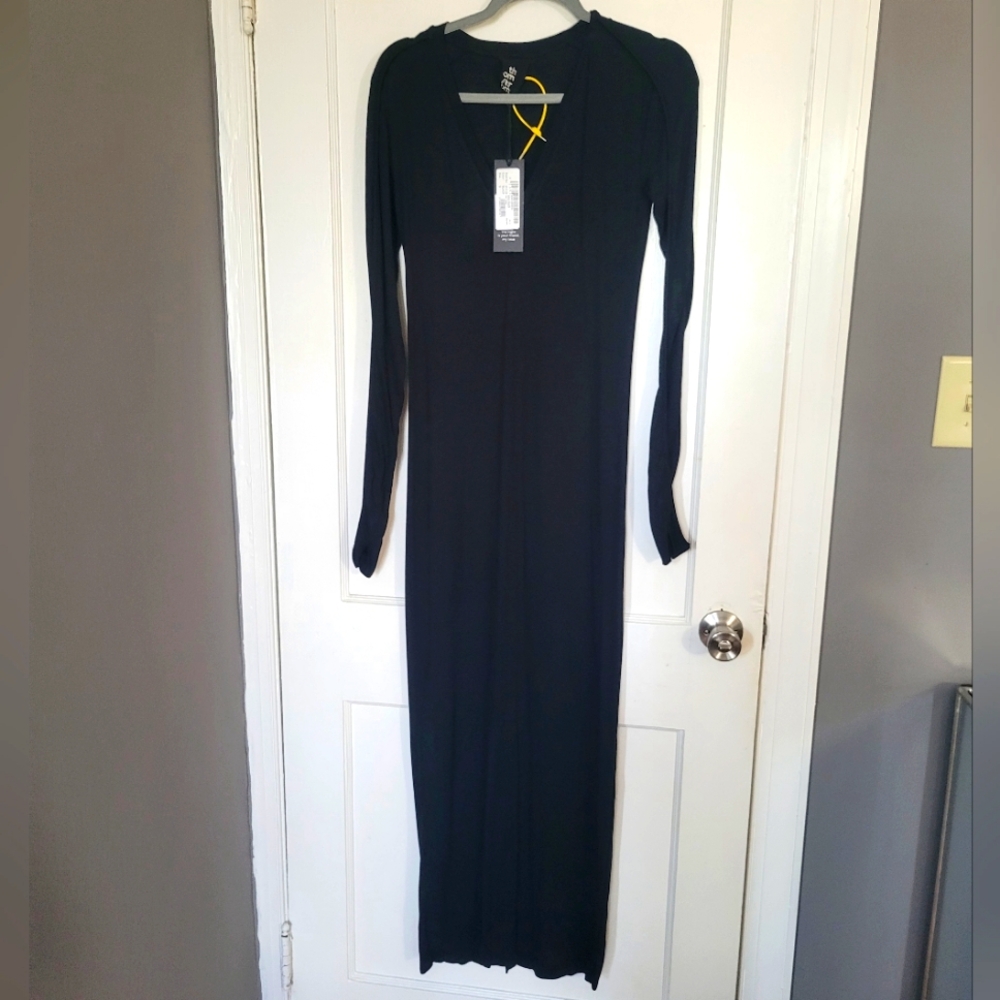 Thom Krom V kneck Dress Sz Small black